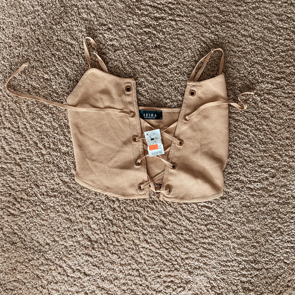 Cute tie up crop top